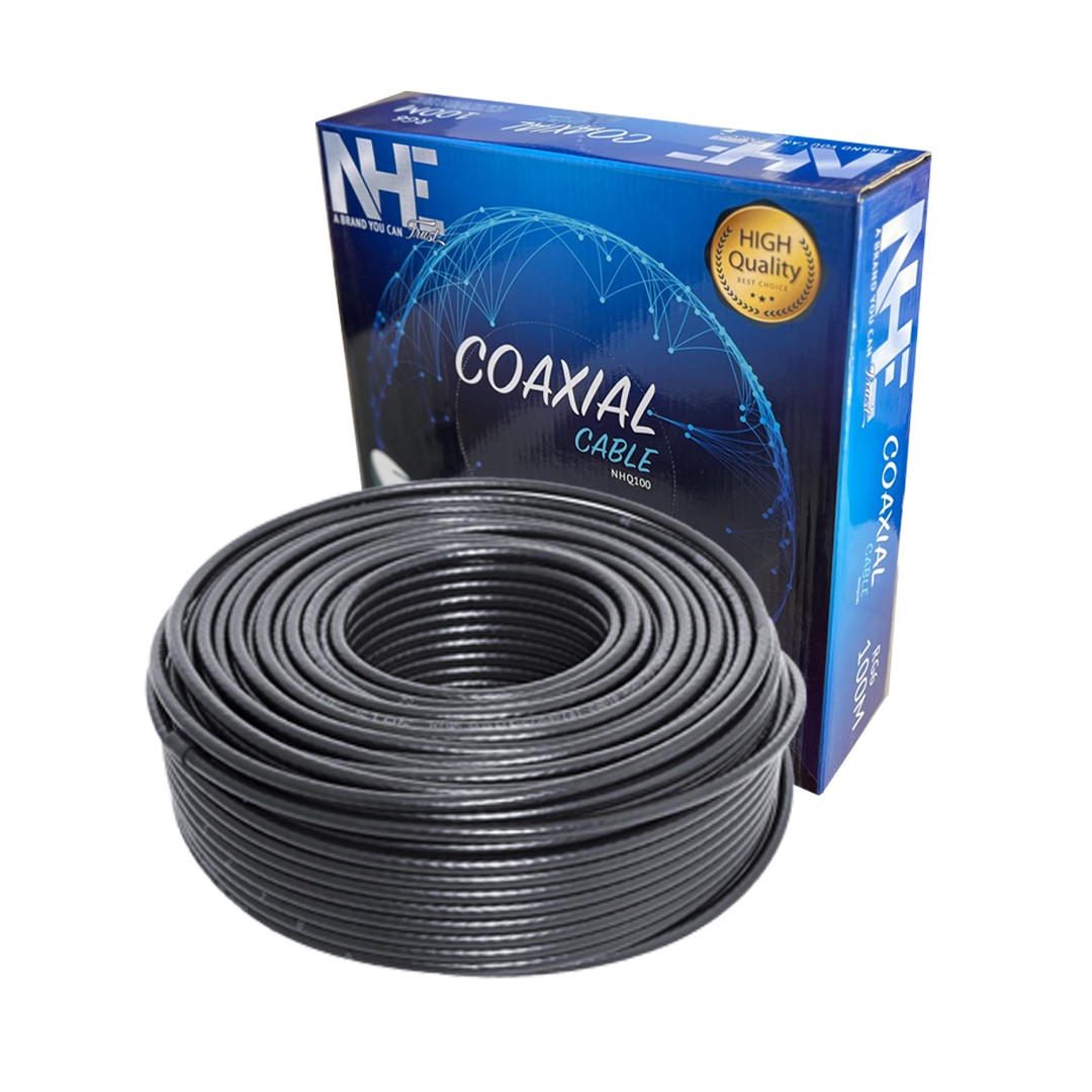 NHE RG6 Coaxial High Quality Satellite Cable – 100m