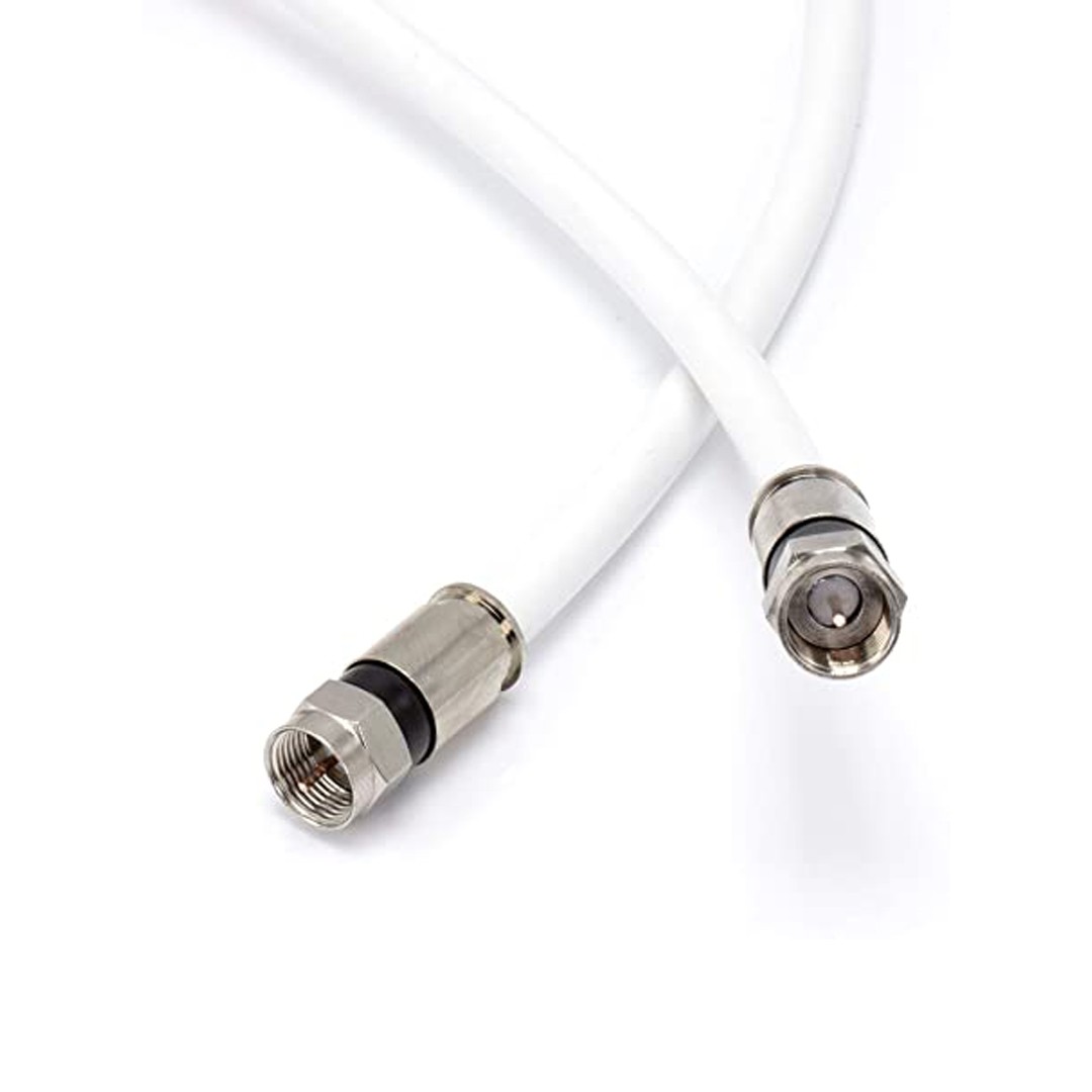 Satellite Cable – RG6 with F-Type Connectors (Ready to Use)