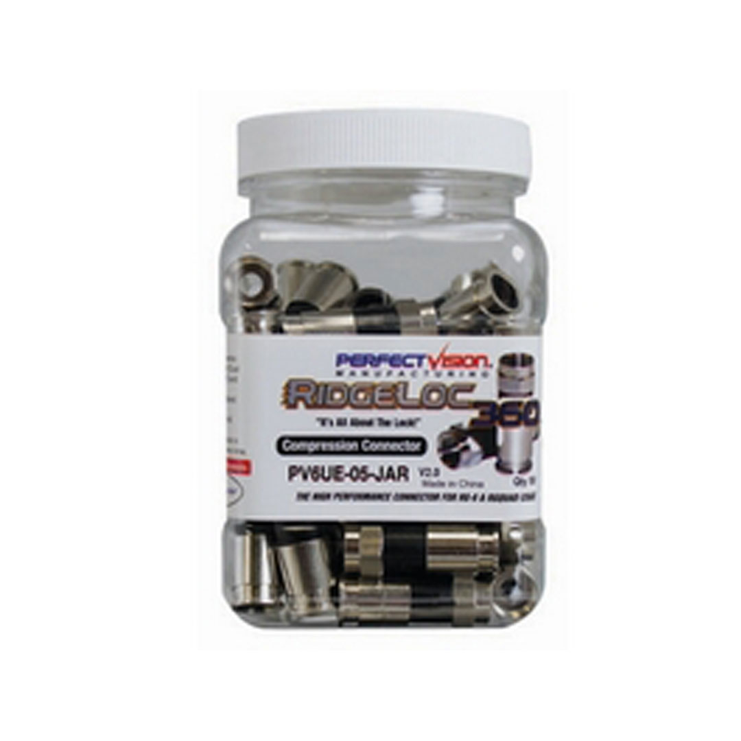 Perfect Vision PV6UE Connector-05-JAR, 50Pc Per Jar