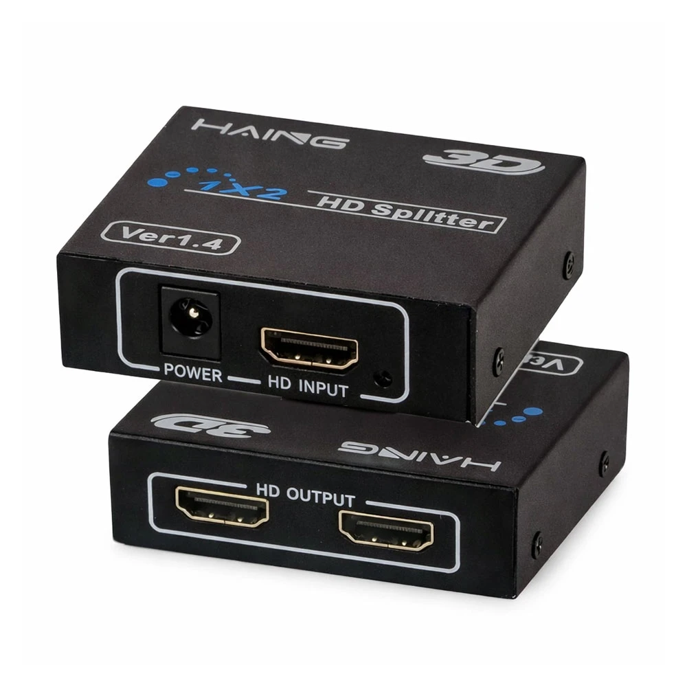 HAING 4K×2K HDMI Splitter 1×2 – UHD HDMI Splitter v1.4 (HI-HD102F)