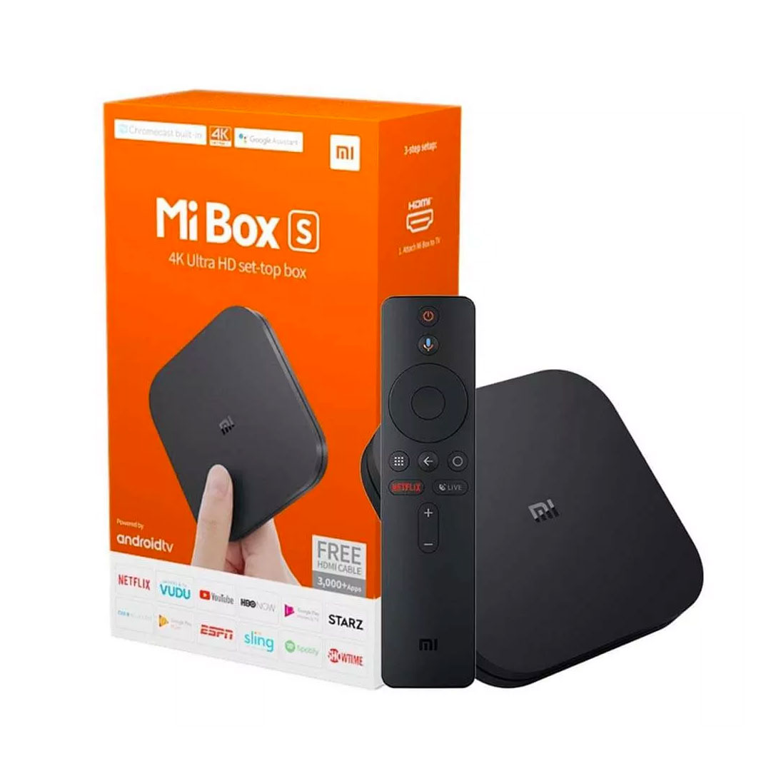 Xiaomi Mi Box S 4K Ultra HD Set-Top Box Wi-Fi - Black